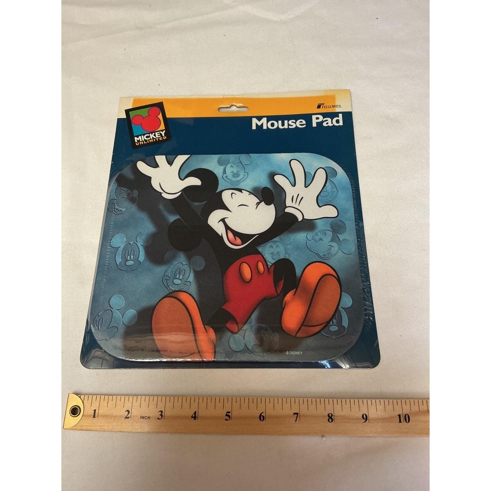 Vintage 1996 Mickey Mouse Disney Mouse Pad Fellowes Mickey Unlimited New Sealed